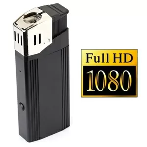 Зажигалка V 18 с Full HD 1080P мини видео камера,  фонарик,  спираль 