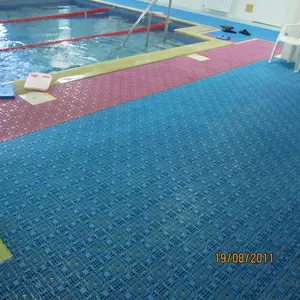 Модульное покрытие для бассейнов,  саун,  аквапарков