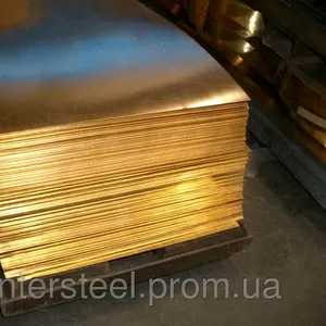 Латунные ленты,  листы и плиты 