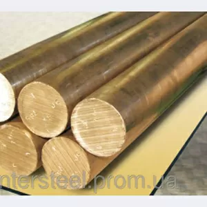 Круг,  пруток бронзовый