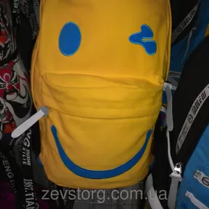 Веселый школьный рюкзак смайл