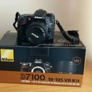 Продается зеркальный фотоаппарат Nikon D7100 18-105mm vr Kit