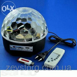 CВЕТОДИОДНЫЙ ДИСКО ШАР MUSIC BALL MP3