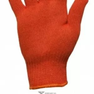 Перчатки трикотажные,  10кл.,  46г,  ОРАНЖ,  р.10