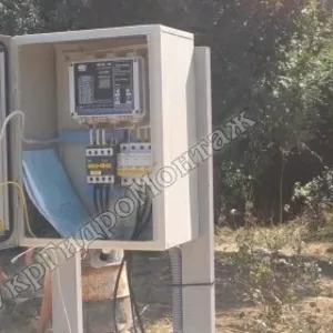 Автоматика насоса и водонапорной башни Рожновского