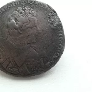 монета Царской России-1 рубль 1730 г.БМ Анна Иоановна,  серебро