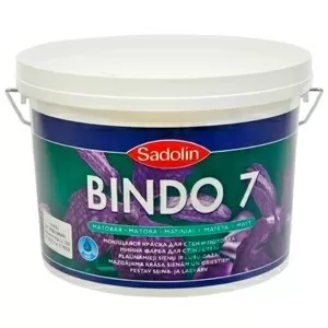 Sadolin Bindo 7 (Садолин Биндо 7) водоэмульсионная краска 10