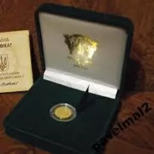 Сурок (Бабак) золотая монета номиналом 2 грн.