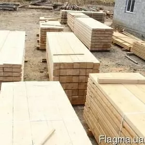 пиломатеріали хвої обрізні 1950 грн/м³