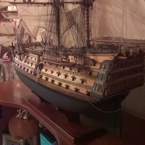 Продам модель парусного корабля
