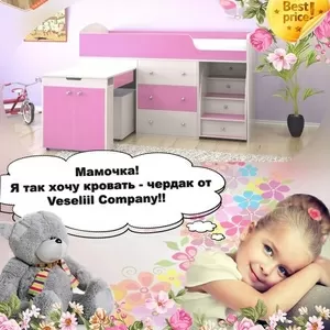 Кровать чердак от Veseliil Company