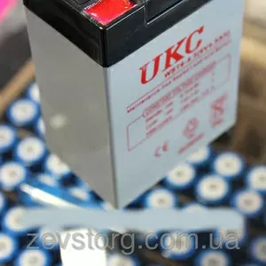 Аккумулятор(АКБ) UKC 6 вольт 4, 5 А/ч.Для весов, радио.
