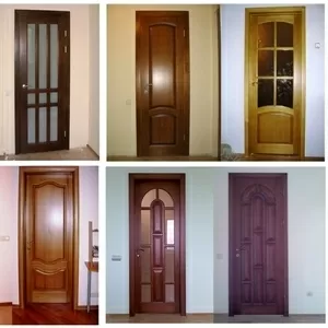 Изготовим деревянные двери любой сложности.