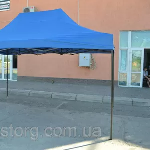 Шатер раздвижной 3x4, 5м усиленный каркас.