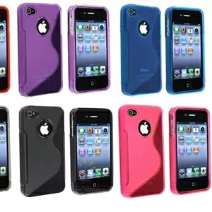 S-Line TPU качественный силиконовый чехол для iPhone 4s,  iPhone 4