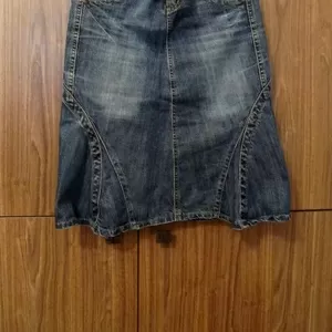 Продам джинсовую юбку б/у 