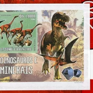 Блочки Динозавры Минералы