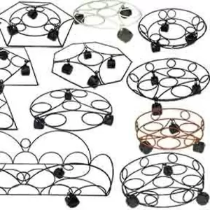 Подставки под цветочные горшки на колесиках