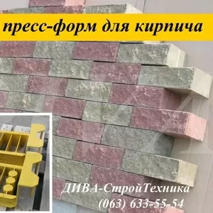Аренда пресс форм,  матрицы для облицовочного кирпича напрокат 