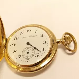 Золотые карманные часы Systeme Glashutte. Продам б/у.