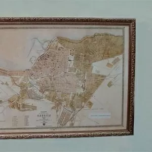 Старинный план Одессы 19 века