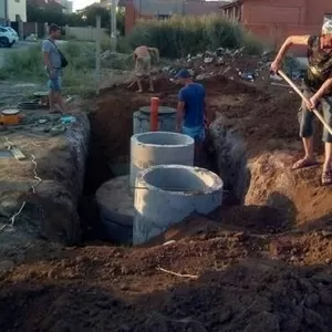 Обустройство. Выгребная,  сливная,  дренажная яма. Септик  Под ключ кана