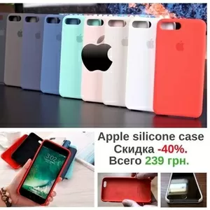 Чехол на Айфон,  Apple Silicone Case іPhone - 5/5s/6/6s/6+/7/7+/8/8+/X