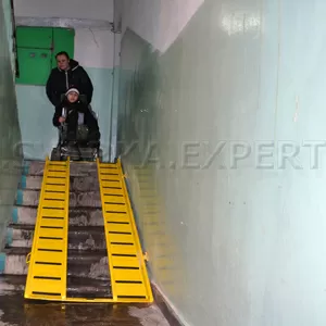 Пандус для инвалидных и детских колясок в Киеве.