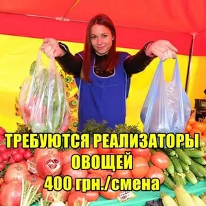 Baкансия: Реализаторы овощей на рынок «1й километр». 400 грн./день.