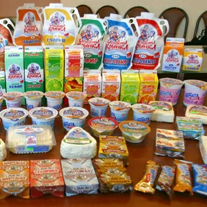 Молочные продукты Белоруссия марка Бабушкина Кринка