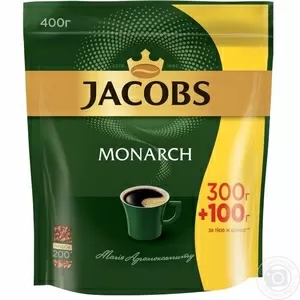 Вкуснейший кофе Jacobs Monarch 400 грамм