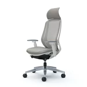 Кресло офисное OKAMURA SYLPHY  Light grey, белая рама