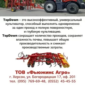 Услуги глубокорыхлителя TopDown 500с трактором спарка Case Magnum 340 