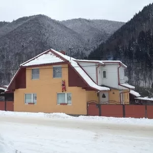 Отдых зимой в горах Закарпатья в 2021г.Усадьба Алекс.