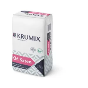 KRUMIX SATEN ШПАКЛЕВКА ГИПСОВАЯ ФИНИШНАЯ 25 КГ