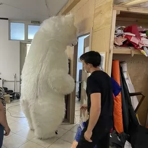 Надувной костюм Мишка белый Inflatable costumes