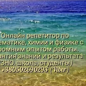 Онлайн репетитор по математике,  химии и физике