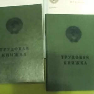 Чистий бланк 1974 року трудова книжка