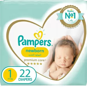 Підгузки Pampers Premium Care розмір 1 (2-5 кг),  22 шт