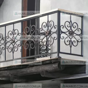 Ковані та зварені балконні перила (огорожі для балкона)
