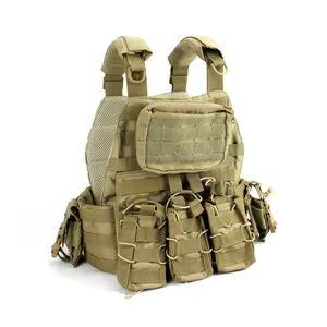 Тактическая плитоноска с подсумками (койот) Plate carrier. Военный раз