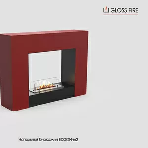 Підлоговий біокамін Edison-m2 400 Gloss Fire 