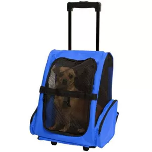 рюкзак переноска перевоз для собак кошек с колесами и выдвижной ручкой