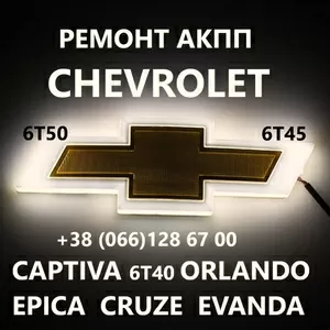 Ремонт АКПП Chevrolet Cruze Captiva Malibu 6T40 6T50# 24231601,  242629