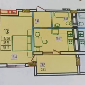 Продається 1 кімнатна квартира 