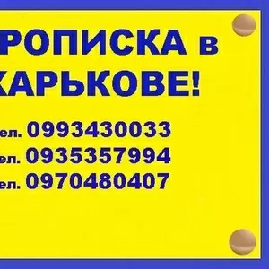 Прописка в Харькове. Propiska,  registration.