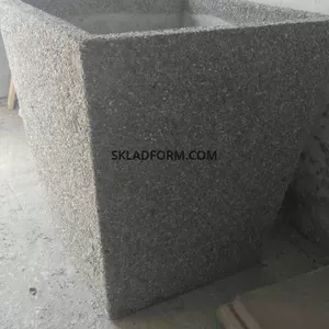Стеклопластиковая форма для производства бетонного Кашпо №2