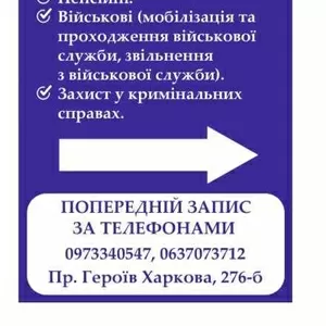 Професійні юридичні послуги адвоката 