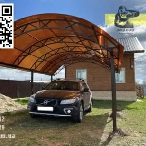 Ворота Распашные,  откатные из профлиста.  Гаражные ворота. Навес,  пери