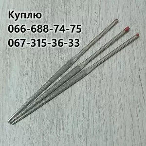 Куплю надфиль алмазный,  надфили по металлу,  бокорезы,  кусачки